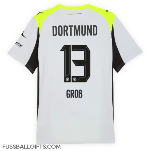 Borussia Dortmund Pascal Gross #13 Fußballbekleidung Auswärtstrikot 2025-26 Kurzarm
